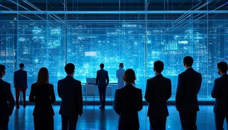 Financial data analysis visualization