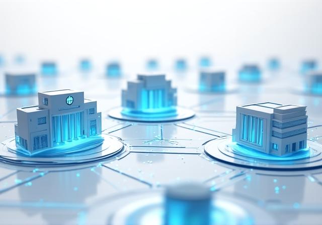 Illustration of integrated AI workflow across sectors